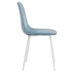 Стул на металлокаркасе на металлокаркасе Capri blue / white в Озерске - ozersk.mebel24.online | фото 4