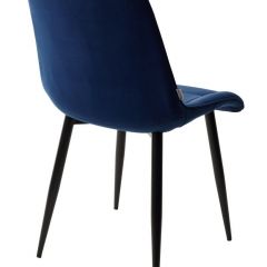 Стул CHIC BLUVEL-86 NAVY BLUE / черный каркас М-City в Озерске - ozersk.mebel24.online | фото 3