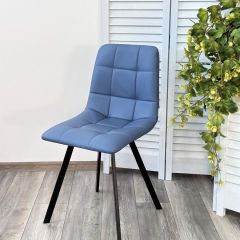 Стул CHILLI-Q SQUARE Oracul 795 Синий, экокожа PU / черный каркас, М-City в Озерске - ozersk.mebel24.online | фото 6