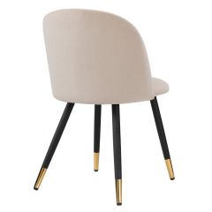 Стул на металлокаркасе Gabi beige / black / gold в Озерске - ozersk.mebel24.online | фото 2