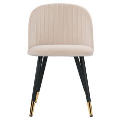 Стул на металлокаркасе Gabi beige / black / gold в Озерске - ozersk.mebel24.online | фото 3