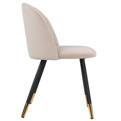 Стул на металлокаркасе Gabi beige / black / gold в Озерске - ozersk.mebel24.online | фото 4