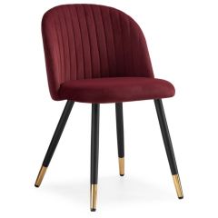 Стул на металлокаркасе Gabi wine red / black в Озерске - ozersk.mebel24.online | фото