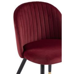 Стул на металлокаркасе Gabi wine red / black в Озерске - ozersk.mebel24.online | фото 5