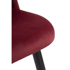 Стул на металлокаркасе Gabi wine red / black в Озерске - ozersk.mebel24.online | фото 6