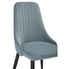 Стул на металлокаркасе Kora light blue / black в Озерске - ozersk.mebel24.online | фото 5