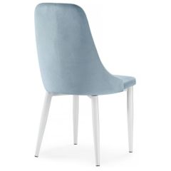 Стул на металлокаркасе Kora light blue / white в Озерске - ozersk.mebel24.online | фото 4