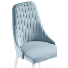 Стул на металлокаркасе Kora light blue / white в Озерске - ozersk.mebel24.online | фото 5