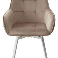Стул MAVERICK 360 град. поворот. BLUVEL-40 BEIGE/ белый каркас, М-City в Озерске - ozersk.mebel24.online | фото 7