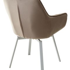 Стул MAVERICK 360 град. поворот. BLUVEL-40 BEIGE/ белый каркас, М-City в Озерске - ozersk.mebel24.online | фото 9