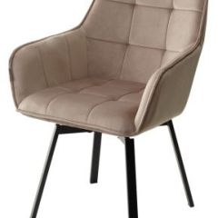 Стул MAVERICK 360 град. поворот. BLUVEL-40 BEIGE/ черный каркас, М-City в Озерске - ozersk.mebel24.online | фото