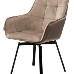 Стул MAVERICK 360 град. поворот. BLUVEL-40 BEIGE/ черный каркас, М-City в Озерске - ozersk.mebel24.online | фото 4