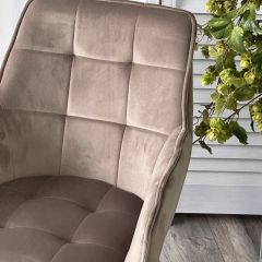Стул MAVERICK 360 град. поворот. BLUVEL-40 BEIGE/ черный каркас, М-City в Озерске - ozersk.mebel24.online | фото 6