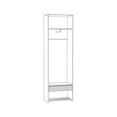 Трувор Шкаф для одежды 13.328.02 в Озерске - ozersk.mebel24.online | фото 2