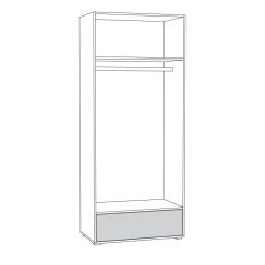 Вуди Шкаф для одежды 13.138 в Озерске - ozersk.mebel24.online | фото 2