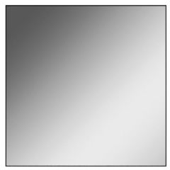 Зеркало Corsica 500х500 black без подсветки Sansa (SB1063Z) в Озерске - ozersk.mebel24.online | фото 1