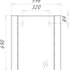 Зеркало Optima 60 Домино (DO1902Z) в Озерске - ozersk.mebel24.online | фото 8