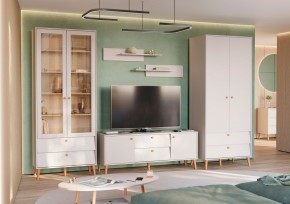 АФИНА Гостиная (модульная) кашемир серый в Озерске - ozersk.mebel24.online | фото 1