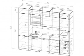 АНТИКА Кухонный гарнитур Экстра 5 (3000 мм) в Озерске - ozersk.mebel24.online | фото 2