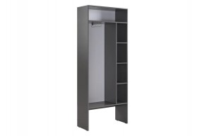 БАСКО Прихожая К1 (графит) в Озерске - ozersk.mebel24.online | фото 7