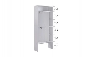 БАСКО Прихожая К5 (графит) в Озерске - ozersk.mebel24.online | фото 9