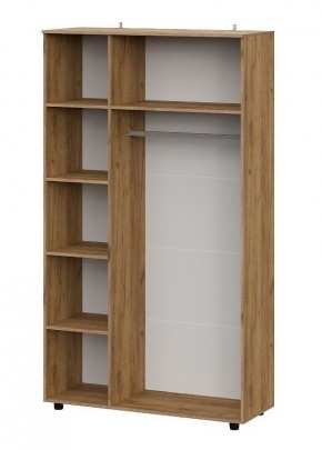 БАЙКАЛ Шкаф трехстворчатый (Графит/Дуб золотой) в Озерске - ozersk.mebel24.online | фото 2