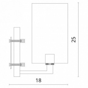 Бра Divinare Porta 5933/01 AP-1 в Озерске - ozersk.mebel24.online | фото 3