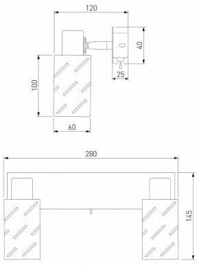 Бра Eurosvet Fente 20090/2 белый/хром в Озерске - ozersk.mebel24.online | фото 5
