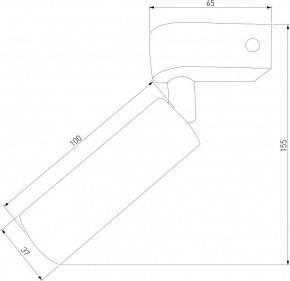 Бра Eurosvet Pitch 20143/1 LED черный в Озерске - ozersk.mebel24.online | фото 2