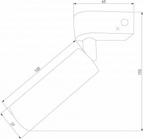 Бра Eurosvet Pitch 20143/1 LED латунь в Озерске - ozersk.mebel24.online | фото