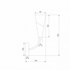 Бра Eurosvet Rhyton 60167/1 никель в Озерске - ozersk.mebel24.online | фото 6