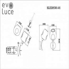 Бра EVOLUCE Besano SLE205301-01 в Озерске - ozersk.mebel24.online | фото 7
