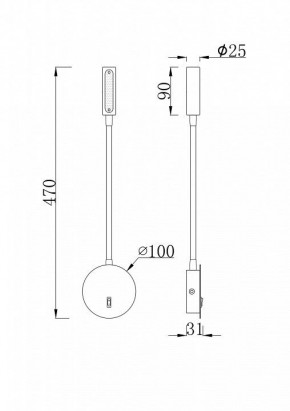 Бра Maytoni Stem C035WL-L3W3K в Озерске - ozersk.mebel24.online | фото 6