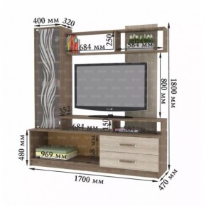 ДАРЬЯ Гостиная (Крафт серый/Крафт белый) в Озерске - ozersk.mebel24.online | фото 8