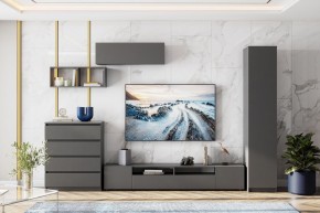 ДЕНВЕР Гостиная (Варианнт-1) Графит серый в Озерске - ozersk.mebel24.online | фото