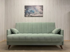 Диван Престиж-3 (НПБ) велюр Sensey mist green в Озерске - ozersk.mebel24.online | фото