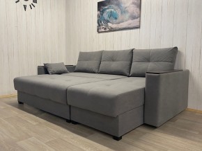 Диван угловой Комфорт-3 (НПБ+МДФ) велюр Galaxy Lite 26 в Озерске - ozersk.mebel24.online | фото 3