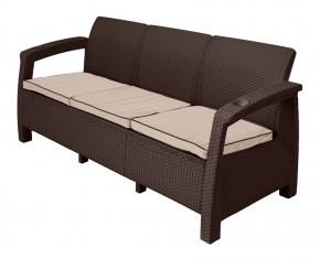 Диван Yalta Sofa 3 Set (Ялта) шоколадный в Озерске - ozersk.mebel24.online | фото