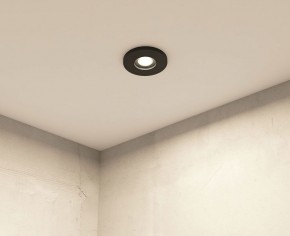 DK2036-BK Встраиваемый светильник влагозащ., IP 44, до 15 Вт, GU10, LED, черный, алюминий в Озерске - ozersk.mebel24.online | фото 6