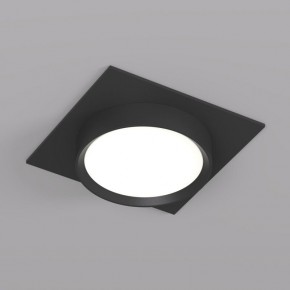 DK2091-BK Встраиваемый светильник FLAT, IP 20, до 15 Вт, GX53, LED, черный, алюминий в Озерске - ozersk.mebel24.online | фото
