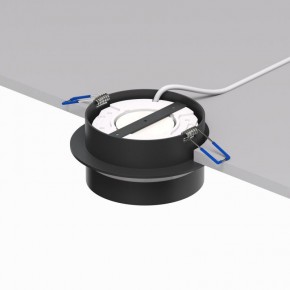 DK2100-BK Встраиваемый светильник NIKO, IP 20, до 15 Вт, GX53, LED, черный, акрил, алюминий в Озерске - ozersk.mebel24.online | фото 4
