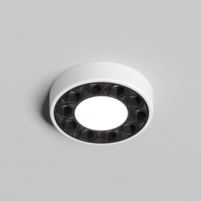 DK2440-WB Встраиваемый светильник DUAL 5+5 Вт, LED 4000K, IP 20, d90mm, белый/черный, алюминий/акрил в Озерске - ozersk.mebel24.online | фото 2