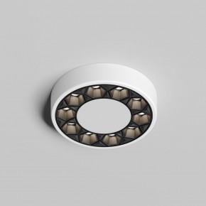 DK2440-WB Встраиваемый светильник DUAL 5+5 Вт, LED 4000K, IP 20, d90mm, белый/черный, алюминий/акрил в Озерске - ozersk.mebel24.online | фото 3