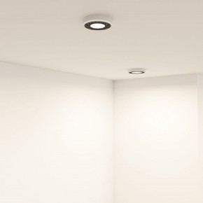 DK2440-WB Встраиваемый светильник DUAL 5+5 Вт, LED 4000K, IP 20, d90mm, белый/черный, алюминий/акрил в Озерске - ozersk.mebel24.online | фото 6