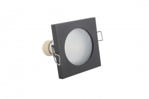 DK3015-BK Встраиваемый светильник влагозащ., IP 44, 50 Вт, GU10, черный, алюминий в Озерске - ozersk.mebel24.online | фото 4