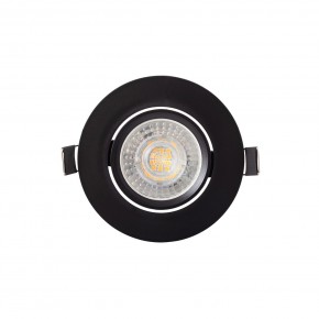 DK3020-BK Встраиваемый светильник, IP 20, 10 Вт, GU5.3, LED, черный, пластик в Озерске - ozersk.mebel24.online | фото 1