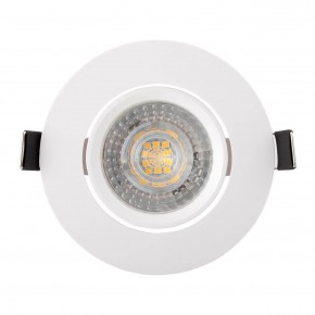 DK3020-WH Встраиваемый светильник, IP 20, 10 Вт, GU5.3, LED, белый, пластик в Озерске - ozersk.mebel24.online | фото 1