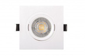 DK3021-WH Встраиваемый светильник, IP 20, 10 Вт, GU5.3, LED, белый, пластик в Озерске - ozersk.mebel24.online | фото 1