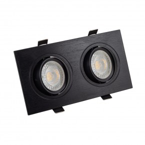 DK3022-BK Встраиваемый светильник, IP 20, 10 Вт, GU5.3, LED, черный, пластик в Озерске - ozersk.mebel24.online | фото 1