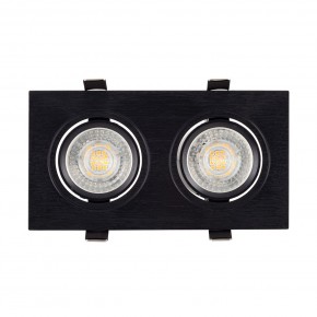 DK3022-BK Встраиваемый светильник, IP 20, 10 Вт, GU5.3, LED, черный, пластик в Озерске - ozersk.mebel24.online | фото 2